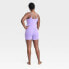 Women's Brushed Sculpt Short Bodysuit - All in Motion Violet XS