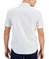 Фото #2 товара Men's Slim-Fit Stretch Textured Geo-Print Button-Down Shirt