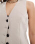 Фото #2 товара Pimkie tailored waistcoat in beige