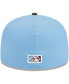 Men's Light Blue Aberdeen Iron Birds Theme Nights Harford County Cookies 59FIFTY Fitted Hat Голубой, 7 1/4 - фото #2