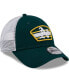 Фото #3 товара Men's Green, White Oakland Athletics Logo Patch 9FORTY Trucker Snapback Hat