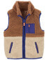 Toddler Zip-Up Sherpa Vest 2T