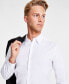 ფოტო #3 პროდუქტის Men’s Slim-Fit Refined Button-Down Shirt