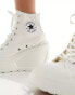 Фото #6 товара Converse Chuck 70 De Luxe Wedge trainer in white