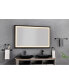 Фото #9 товара Oversized Black LED Mirror Kit for Bathroom/Wall 36x60