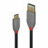 Фото #1 товара Кабель USB A — USB C LINDY 36910 50 cm Чёрный