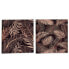 Фото #2 товара Картина Лист растения черный Gift Decor Canvas 1,5 х 28 х 28 см