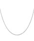 Фото #1 товара Diamond2Deal 18K White Gold 18" Singapore Chain Necklace