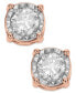 Фото #2 товара Diamond Stud Earrings (3/4 ct. t.w.) in 14k White, Yellow or Rose Gold