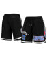 ფოტო #2 პროდუქტის Men's Paul George Black LA Clippers Team Player Shorts