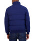 Men's Zip-Front Bomber Jacket with Faux Fur Hood