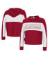 ფოტო #1 პროდუქტის Big Girls Crimson Alabama Crimson Tide Galooks Hoodie Lace-Up Long Sleeve T-shirt