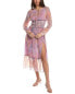 Фото #1 товара Caara Smocked Midi Dress Women's
