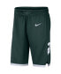 Фото #3 товара Men's Green Michigan State Spartans Logo Replica Performance Basketball Shorts