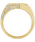 ფოტო #2 პროდუქტის Men's Black Diamond Nugget Ring (1-1/2 ct. t.w.) in 10k Gold