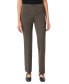 ფოტო #1 პროდუქტის Petite Jacquard Pull-On Bootcut Pants