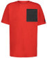 ფოტო #1 პროდუქტის Big Boys Puff Pocket Short Sleeve T-shirt
