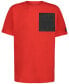 Big Boys Puff Pocket Short Sleeve T-shirt