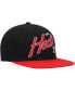 Фото #4 товара Men's Black Miami Heat Team Script 2.0 Fitted Hat