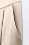 WIDE-LEG SATIN TROUSERS