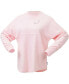 ფოტო #3 პროდუქტის Women's Pink Philadelphia Eagles Millennial Spirit Jersey T-shirt