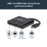 StarTech.com USB-C Multiport Adapter with HDMI - USB 3.0 Port - 60W PD - Black - Wired - USB 3.2 Gen 1 (3.1 Gen 1) Type-C - Black - 5 Gbit/s - 4096 x 2160 pixels - Plastic