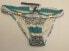 Фото #3 товара VIX Swimwear Sawi Bia Tube Full Striped Acqua Hipster Bikini Bottom Size XS