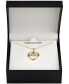 Multi-Gemstone Mom Heart 18" Pendant Necklace (7/8 ct. t.w.) in 18k Gold-Plated Sterling Silver
