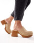 Фото #2 товара Bershka platform clog in taupe