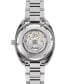 ფოტო #2 პროდუქტის Men's Swiss Automatic DS-2 Stainless Steel Bracelet & Gray Synthetic Strap Watch 41mm Gift Set