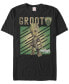 Фото #1 товара Men's Groot Tree Short Sleeve Crew T-shirt