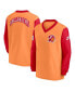 Фото #4 товара Men's Orange Tampa Bay Buccaneers Throwback V-Neck Pullover Windbreaker