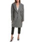 Фото #3 товара Michael Kors Collection Reefer Slit Sleeve Wool Coat Women's