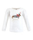 ფოტო #4 პროდუქტის Baby Girls Long Sleeve T-Shirts, Houndstooth Red