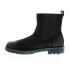 Фото #5 товара Diesel D-Throuper Y02476-PS066-T8013 Mens Black Leather Casual Dress Boots