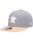 Фото #3 товара Men's Gray, Peach Houston Astros 2004 MLB All-Star Game Purple Undervisor 59FIFTY Fitted Hat