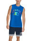 Фото #5 товара Men's Regular-Fit Logo Graphic Sleeveless T-Shirt