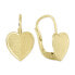 Delicate dangling earrings Heart 231 001 00683