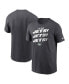 Фото #1 товара Men's Anthracite New York Jets Local T-shirt