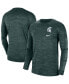 ფოტო #3 პროდუქტის Men's Green Michigan State Spartans Velocity Legend Team Performance Long Sleeve T-shirt