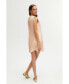 Фото #6 товара Women's Seashell Accessorized Mini Dress