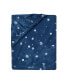 Фото #3 товара Sky Rocket Blue Stars/Galaxy/Space 100% Cotton Fitted Crib Sheet