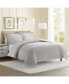 Фото #1 товара Premium Cut Plush Flannel Duvet Cover Set - Queen Size 90"x90"