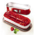 Фото #3 товара форма для торта TEFAL Delibake из стали - 30 x 11 см - красный и серый - с петлей