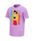 Фото #4 товара Men's Purple Astro Boy Explode Washed T-Shirt