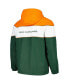 ფოტო #3 პროდუქტის Men's Green Miami Hurricanes Center Line Half-Zip Raglan Hoodie Jacket