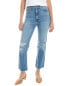 Фото #1 товара Mother Denim High-Waist Rider Party Like A Pirate Ankle Fray Jean Women's Blue