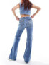 Фото #3 товара Tommy Jeans Sophie low waisted belted jeans in mid wash