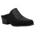 Фото #2 товара VANELi Bary Mules Womens Black Flats Casual 304438