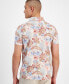Фото #2 товара Рубашка Sun + Stone мужская с коротким рукавом Jordon Tropical Printed, создана для Macy's.
